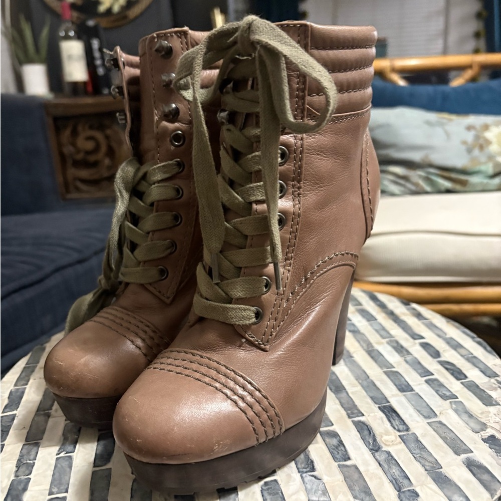 Donna Karen soft brown‎ leather winter boots size 7.5 - Picture 2 of 6